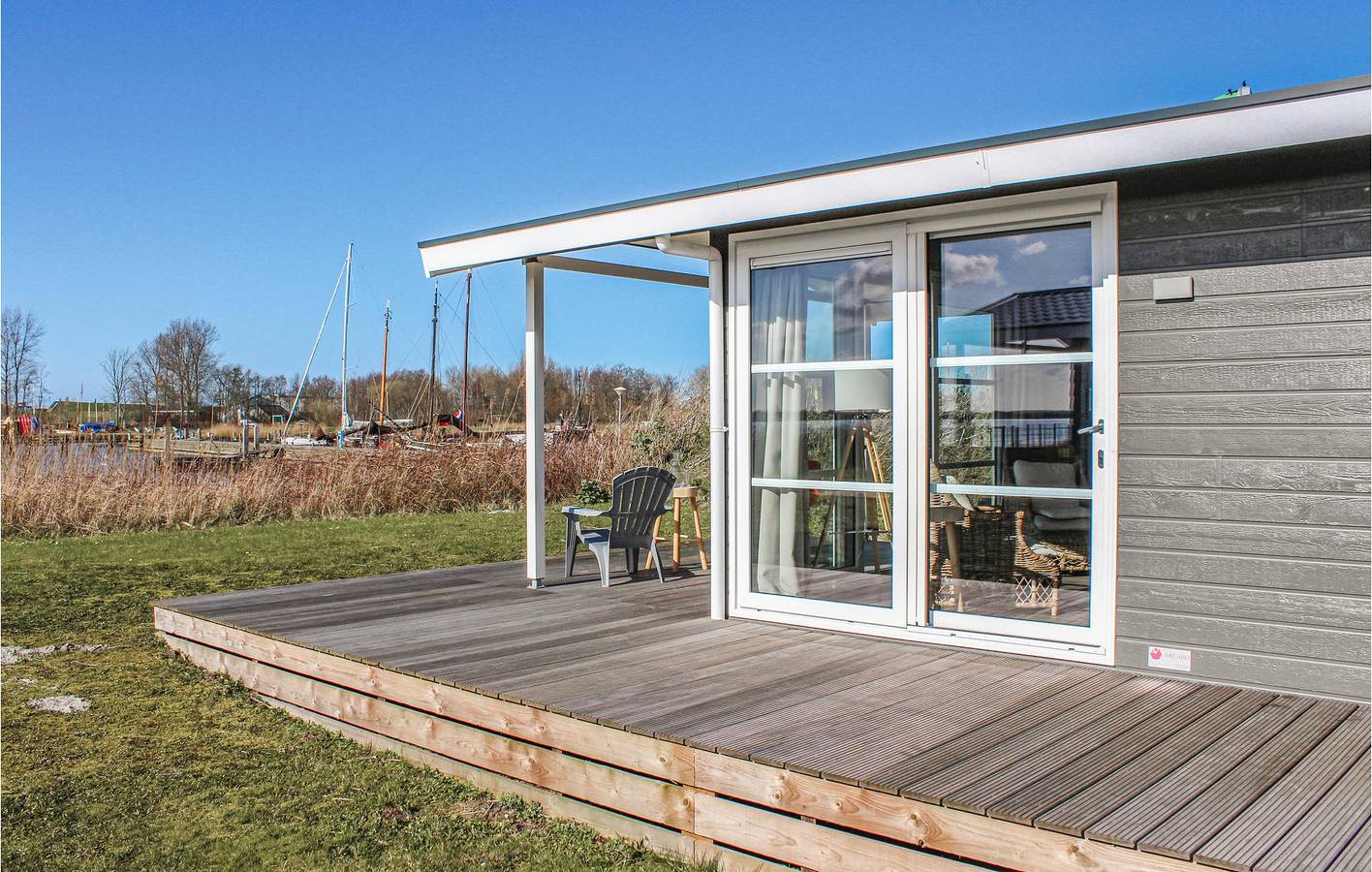 Vakantiehuis voor 4 personen met tuin in Lauwersmeer, Nederlandse Noordzeekust