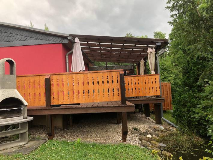Ferienhaus für 4 Personen, mit Terrasse und Garten in Blankenburg