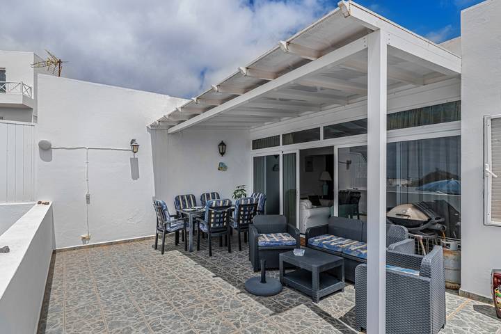 Ferienhaus 'Casita Canaria' mit Meerblick, privatem Pool und Wlan in La Asomada, Tías