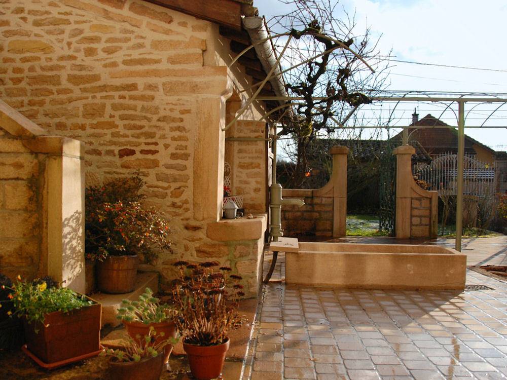 Chambres d'hôtes de la Croze - Chambre à fleurs in Mâcon region