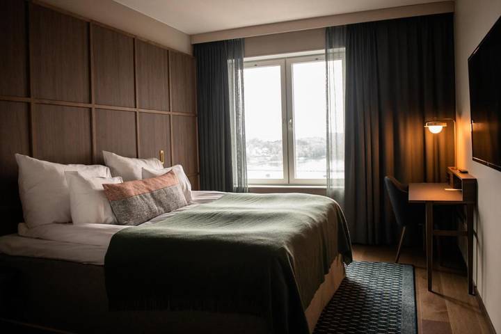 Hôtel pour 4 personnes, avec piscine et terrasse ainsi que vue et sauna, animaux acceptés à Umea - 4