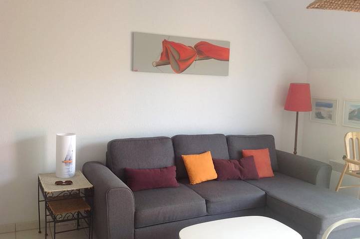 Gîte pour 4 personnes, avec jardin ainsi que balcon et piscine à Île-Tudy - 4