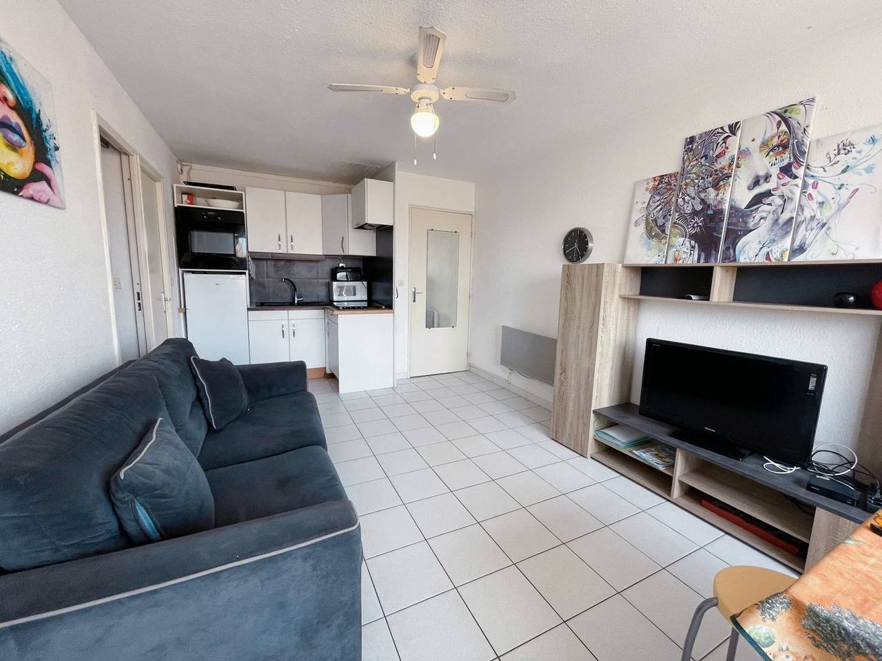 Appartement entier, Coquet T2 Cabine à 50m de la Plage avec Parking Privé - 4 Pers - Tout Équipé - Proche Commerces in Saint Pierre la Mer, Fleury