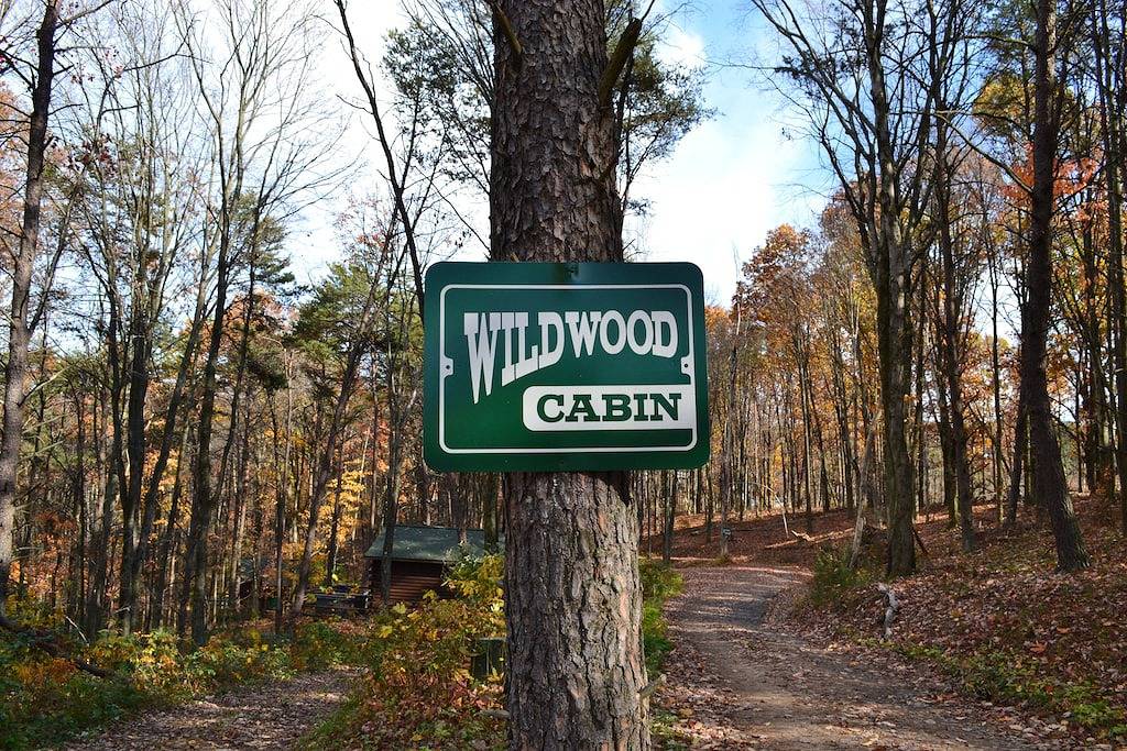 Kabine-Eigenes Badezimmer-Standard-Wildwoods Cabin in Hocking Hills