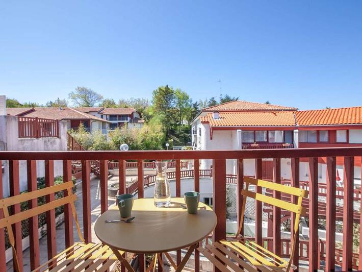 Gîte pour 4 personnes, avec Balcon dans Plage Des 2 Jumeaux Hendaye