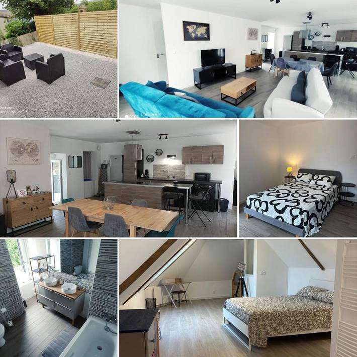 Location de vacances pour 10 personnes, avec terrasse dans Saint-Malo-de-Beignon