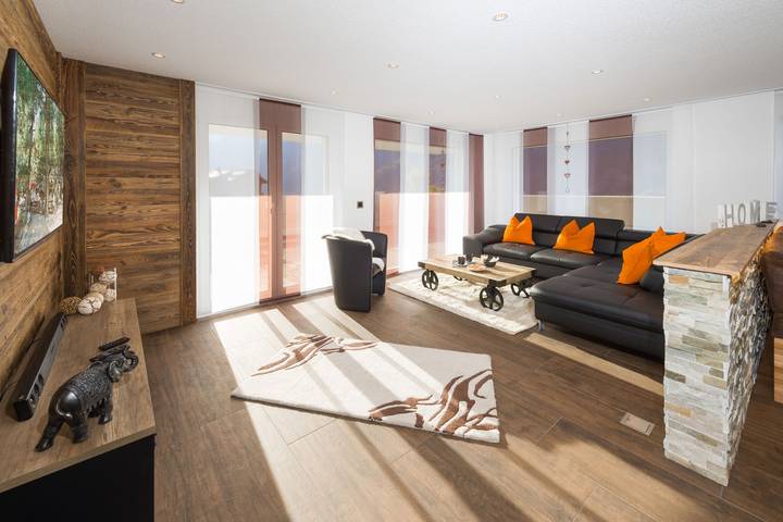 Ferienwohnung für 4 Personen, mit Terrasse in Grächen