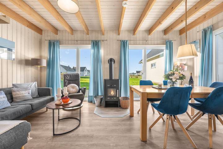 Ferienhaus für 6 Personen, mit Terrasse und Sauna in Schlei