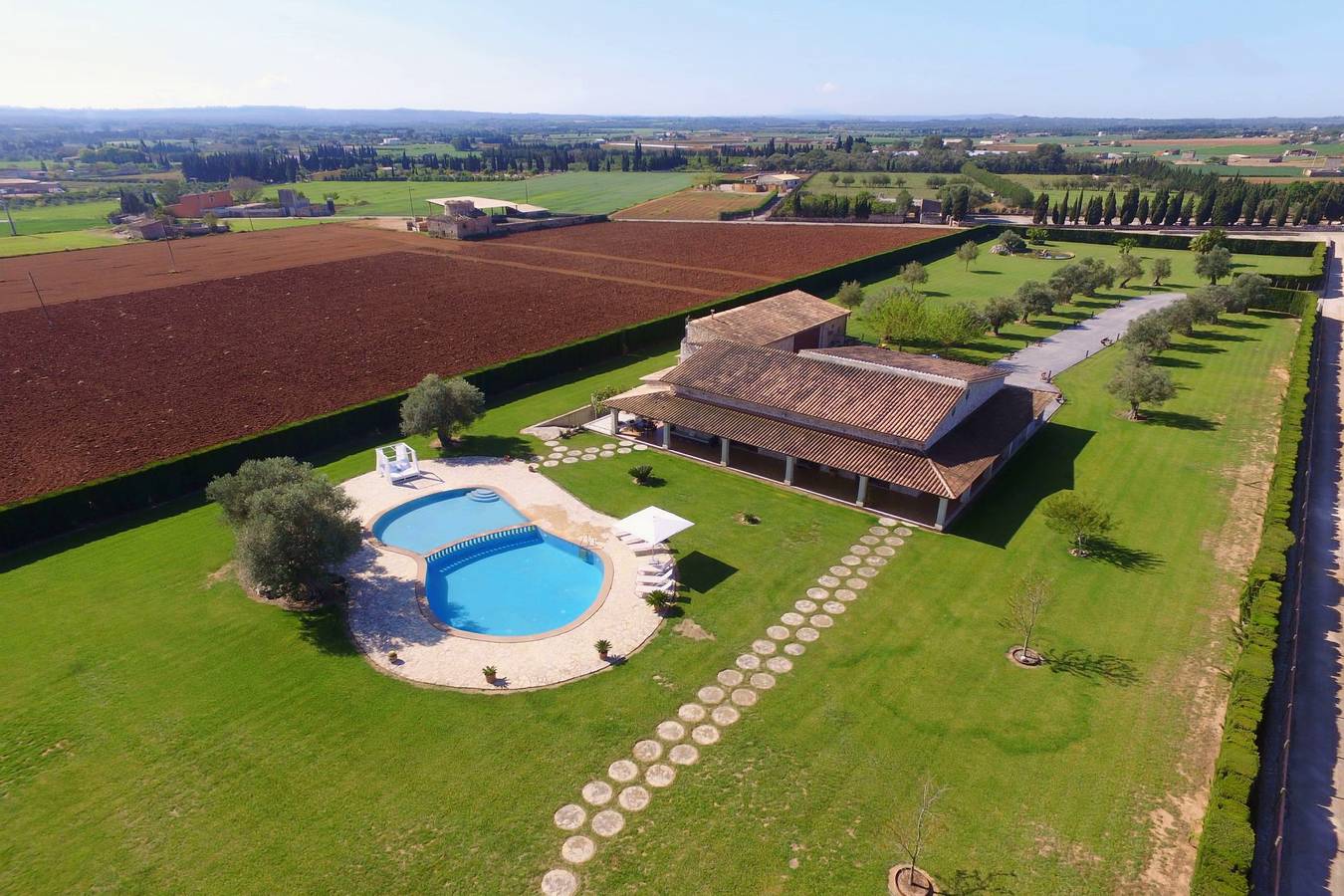 Villa Sant Vicens für 8 Personen mit Schwimmbad inmitten der Natur in Sa Pobla, Mallorca Norden