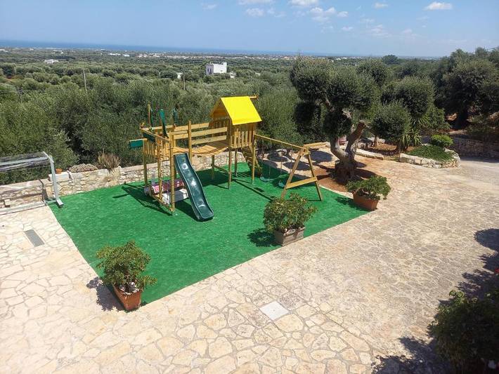 Gîte pour 6 personnes, avec piscine ainsi que jardin et vue à Fasano - 2