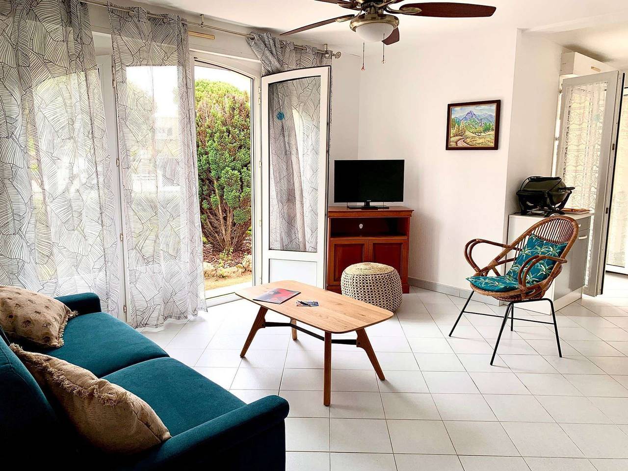 Apartamento entero, La playa a 2 pasos - acogedor apartamento con jardín cerca de Bouzigues in Bouzigues, Côte d'Améthyste