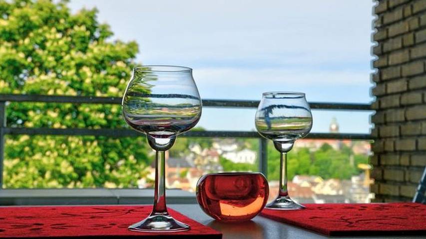 Ferieleilighet for 2 personer, med balkong i Flensburg