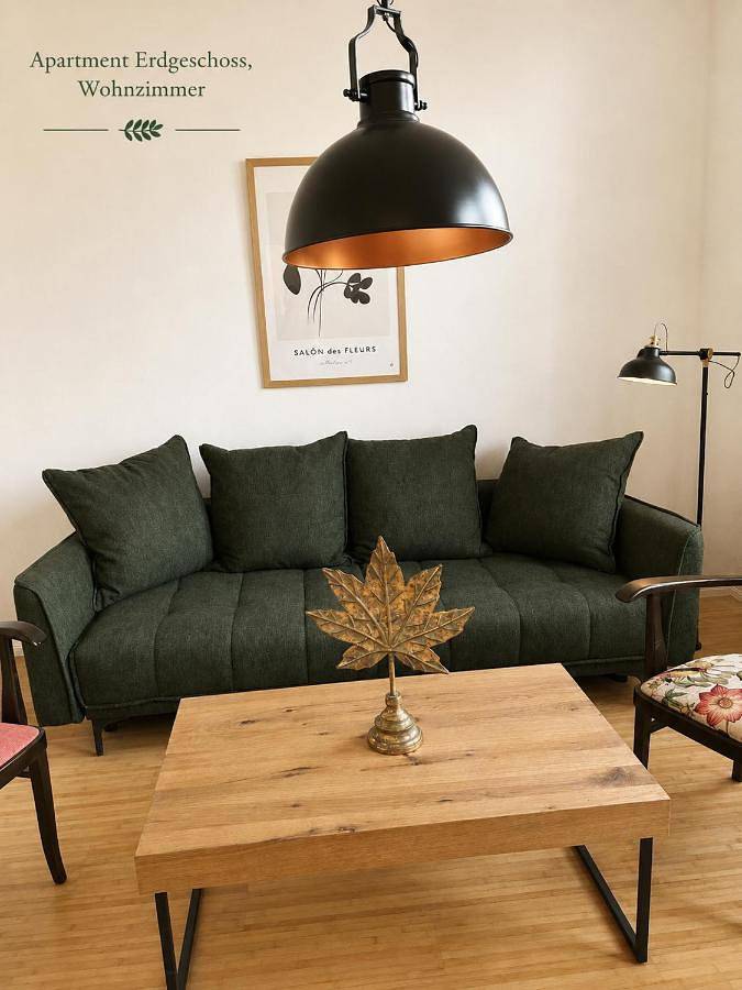 Ferienwohnung für 4 Personen, mit Balkon und Terrasse sowie Garten und Ausblick in Wischhafen - 3