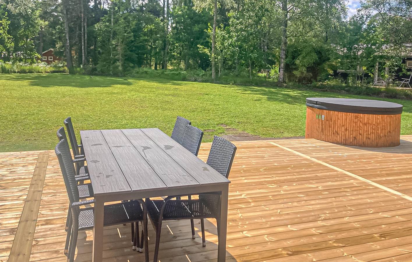 Casa de vacaciones para 10 personas con terraza in Hässleholm region