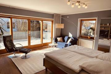 Ferienwohnung für 4 Personen, mit Garten und Balkon in Haundorf