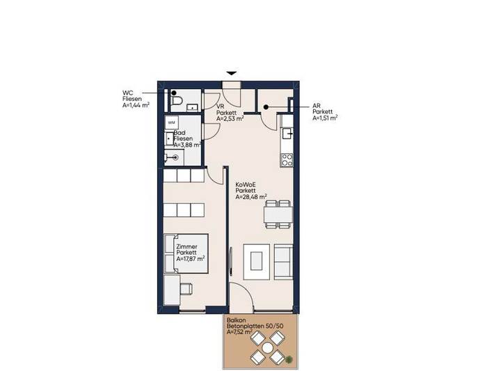 Ferienwohnung für 4 Personen, mit Balkon, kinderfreundlich in Graz & Umgebung - 4