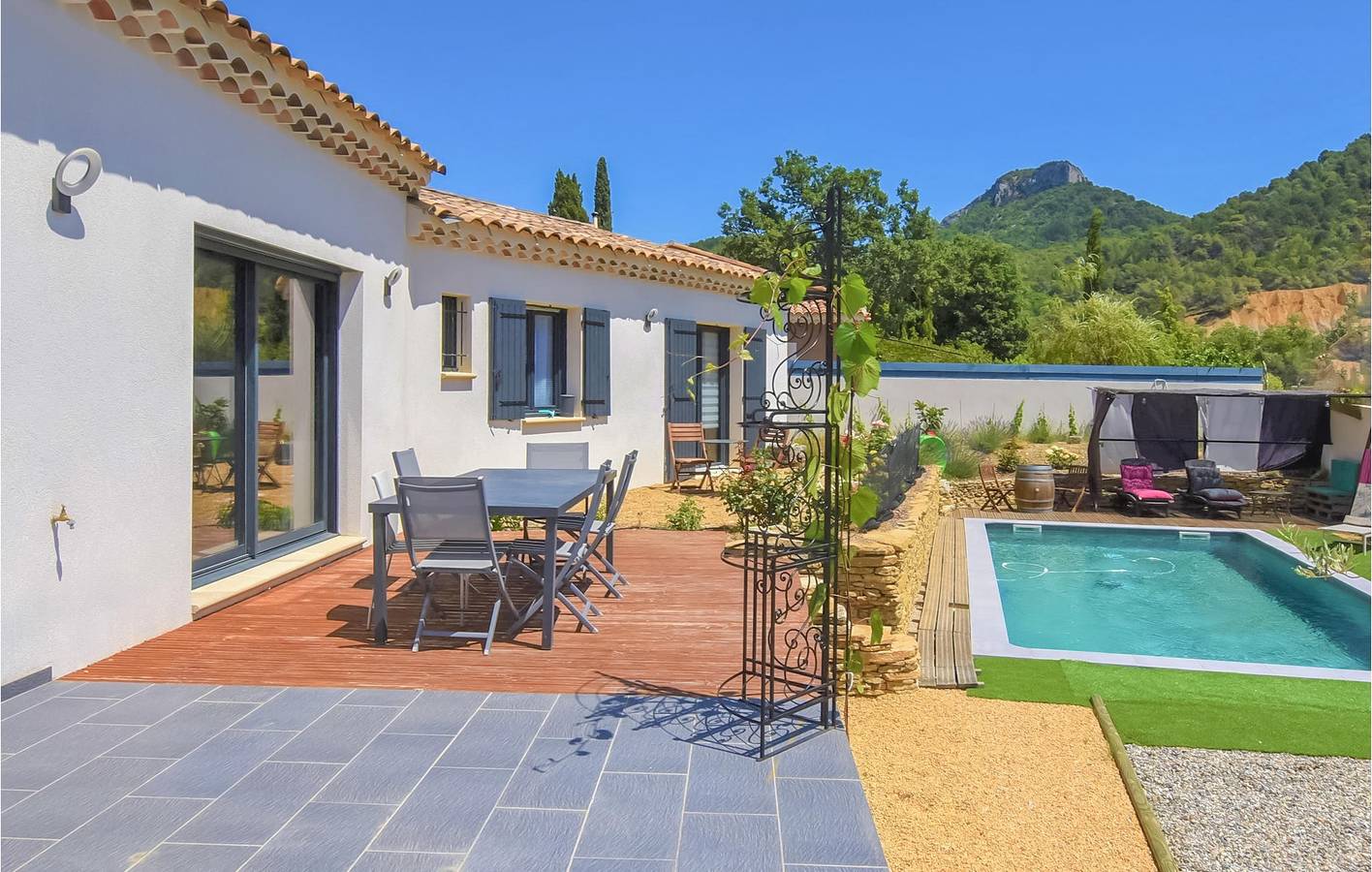 Appartement avec vue sur la montagne, avec piscine et jardin in Propiac, Région de nyons