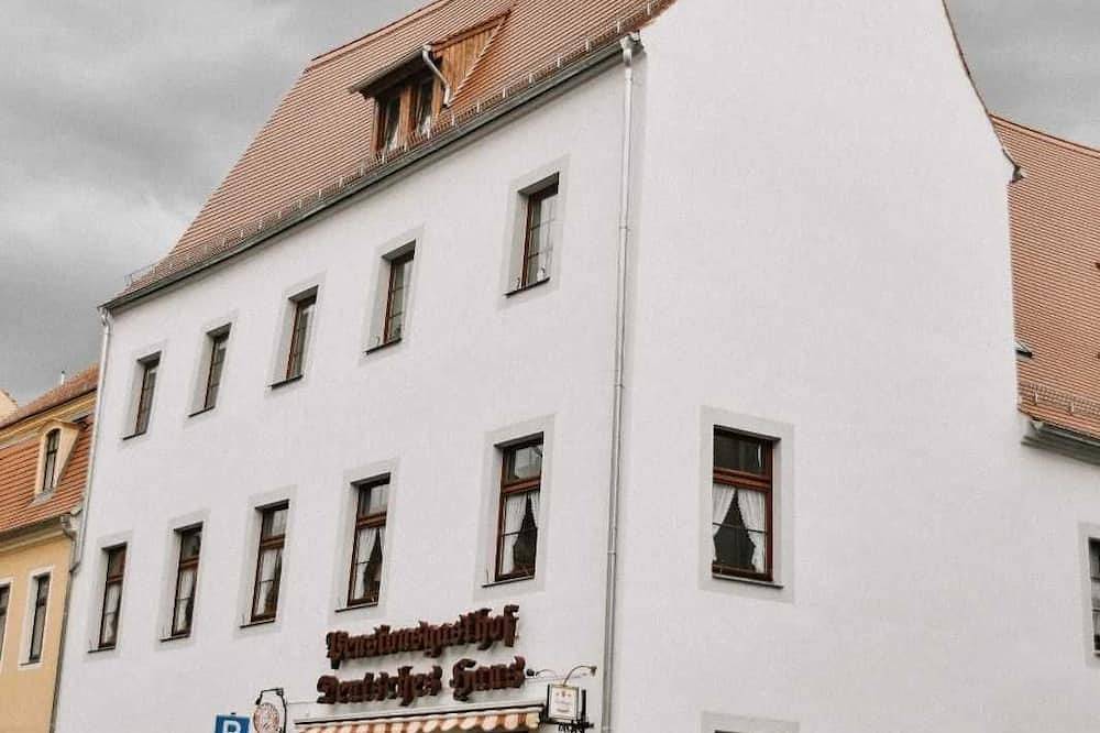 Einzelzimmer ohne Aufbettung 2 - Pensionsgasthof Deutsches Haus in Torgau, Nordsachsen