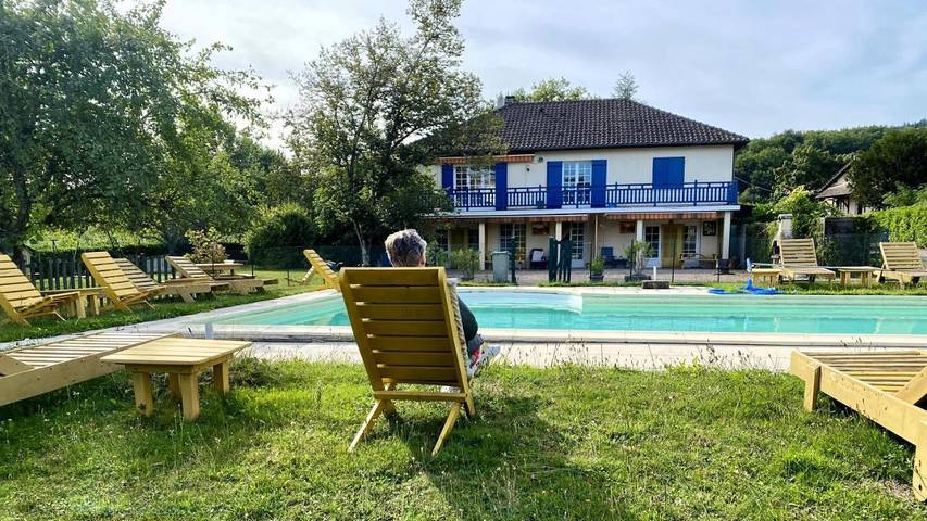 Gîte pour 4 personnes, avec jardin ainsi que vue et piscine à Saint-Pardoux-la-Rivière - 4