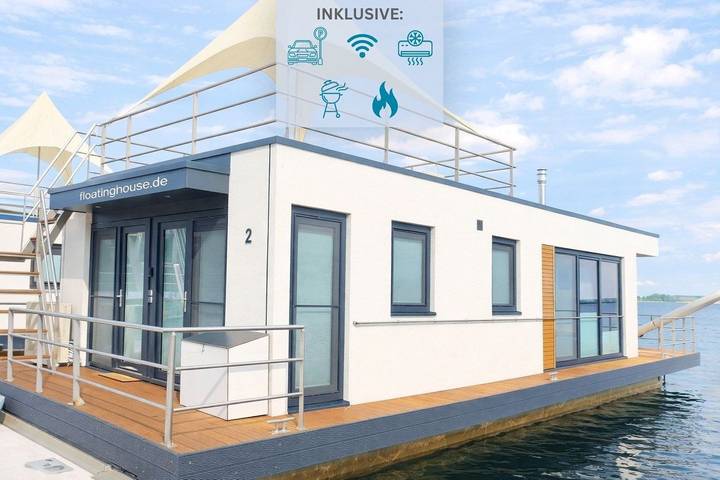 Ferienhaus für 4 Personen, mit Terrasse und Seeblick sowie Ausblick