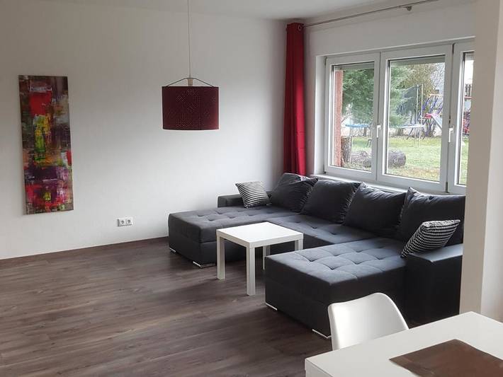 Ferienwohnung für 7 Personen, mit Ausblick und Garten in Ansbach