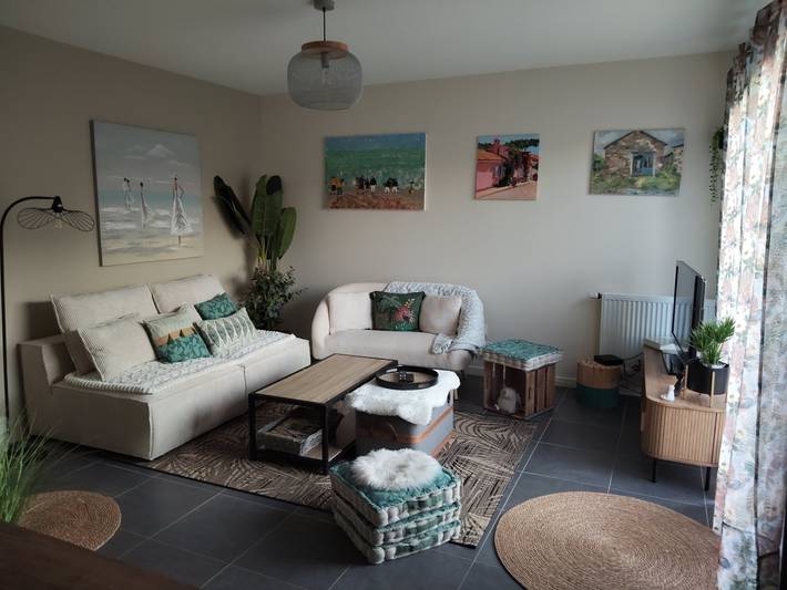 Gîte pour 4 personnes, avec piscine ainsi que terrasse et jardin - 1