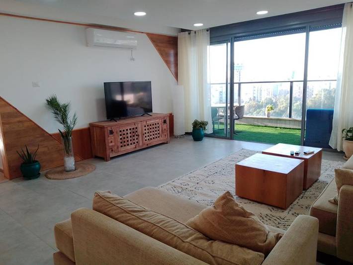 Gîte pour 8 personnes, avec vue et balcon, animaux acceptés à Ashdod - 2
