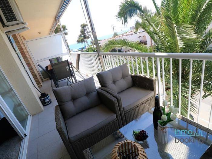 Appartement de vacances pour 6 personnes, avec terrasse et vue sur l’océan à Salou