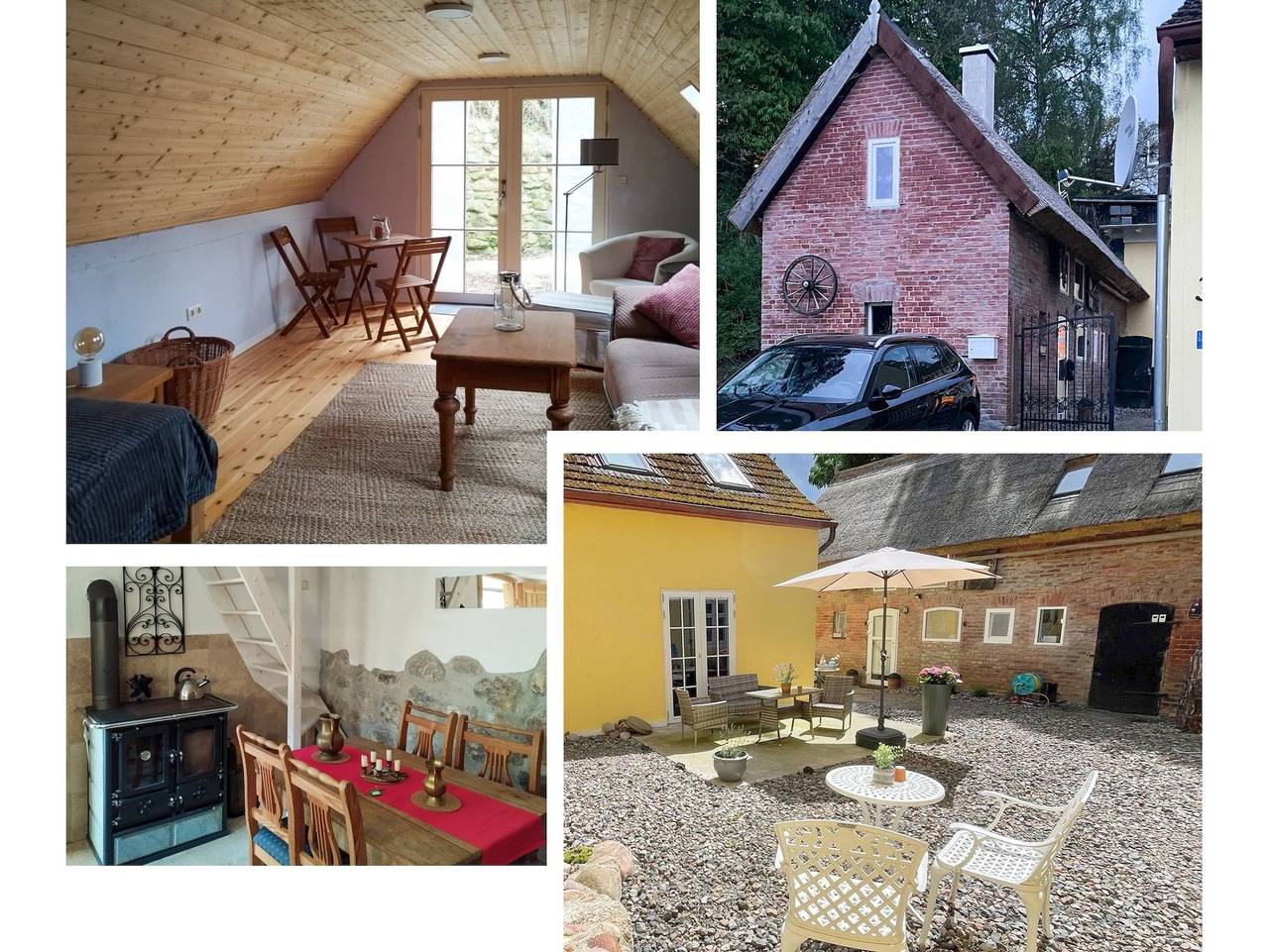 Ganze Ferienwohnung, Kamminke, Vincents Scheune-gemütliches Haus mit Ofen u. Ruhe - Vincent in Kamminke, Usedom