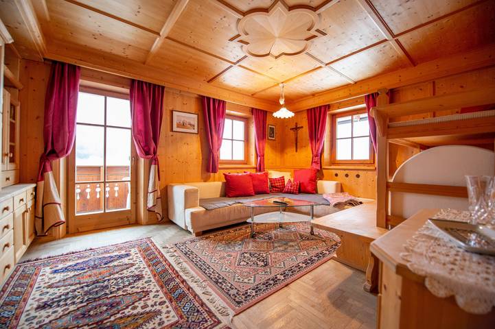 Hütte für 3 Personen, mit Balkon und Garten sowie Sauna auf der Seiser Alm - 4