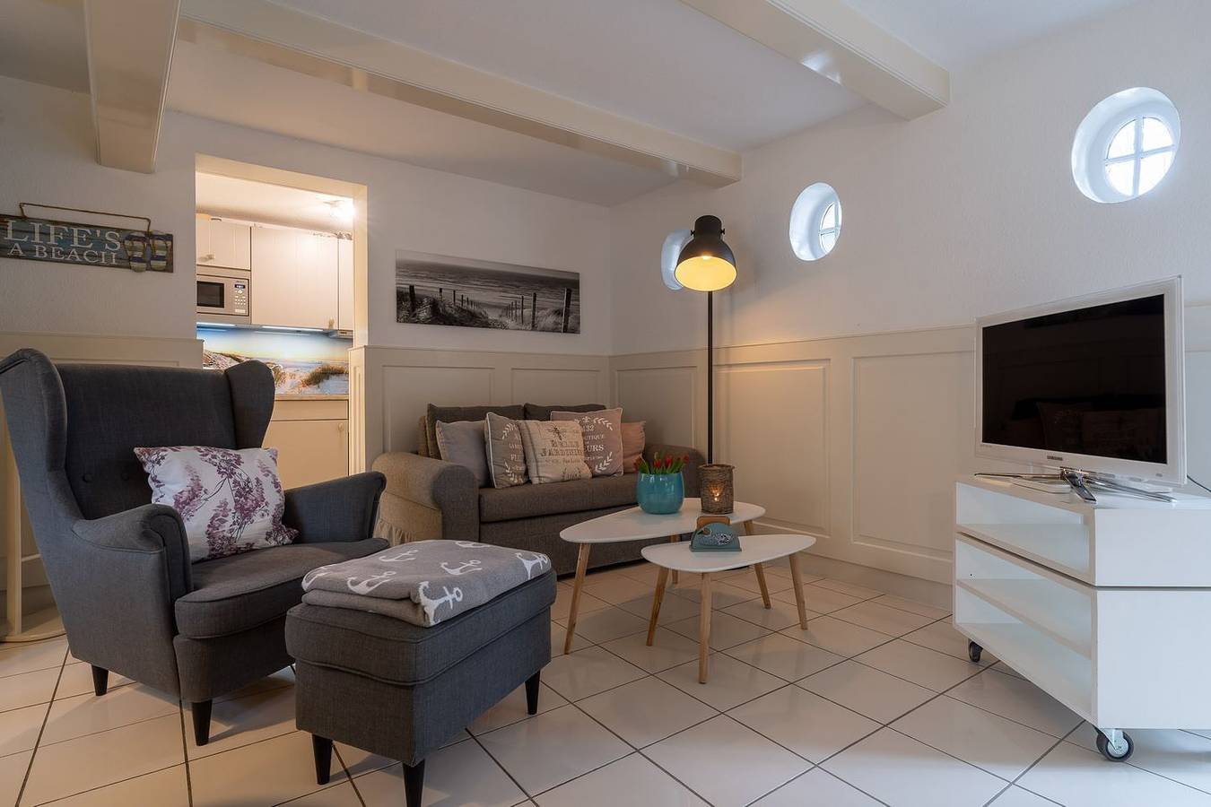 Ganze Wohnung, Romantische 1-Raum Fewo im wunderschönen Hus op de Dün in St. Peter-Ording, Eiderstedt