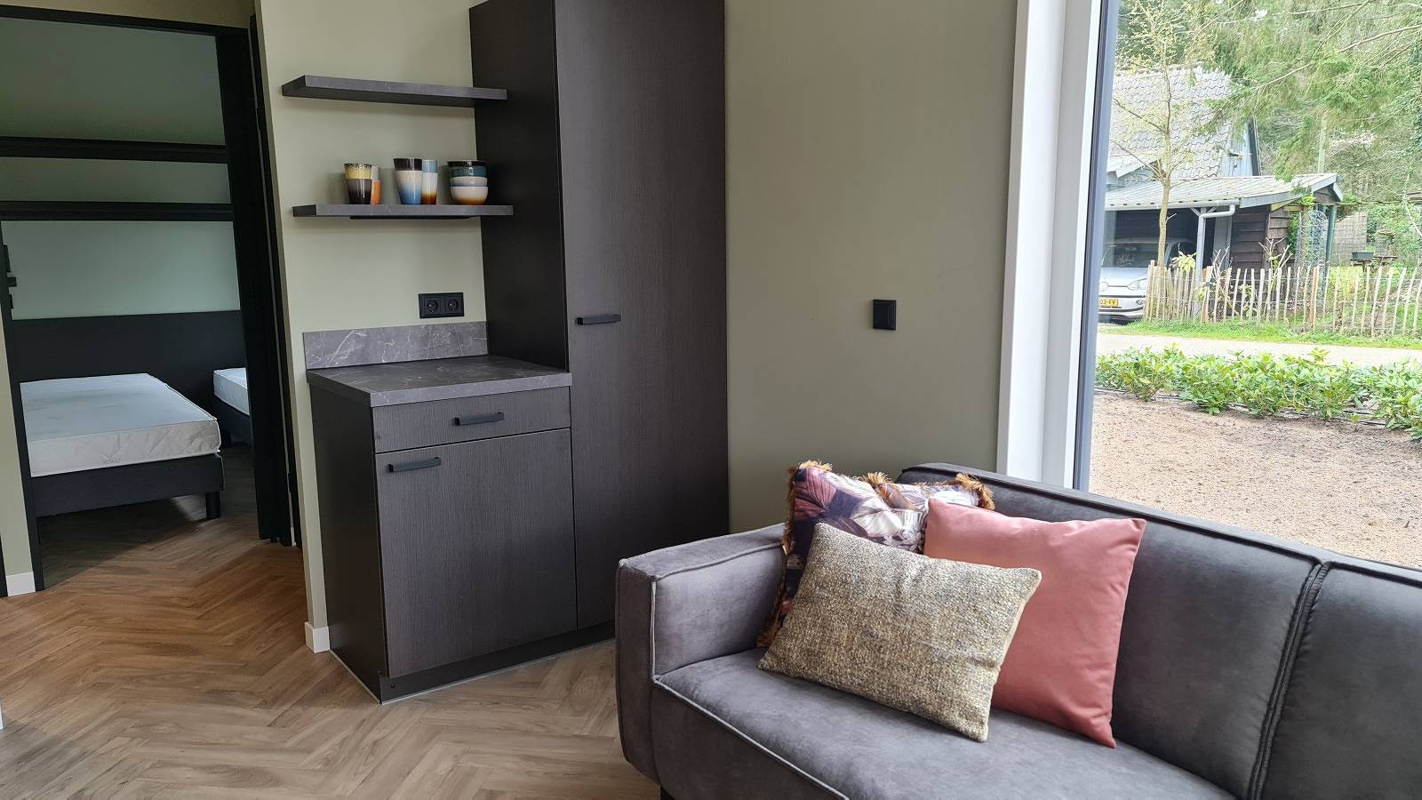 Moderner 4-Personen-Bungalow in einem kleinen Ferienpark im Vechtdal in Dalfsen, Regio Zwolle