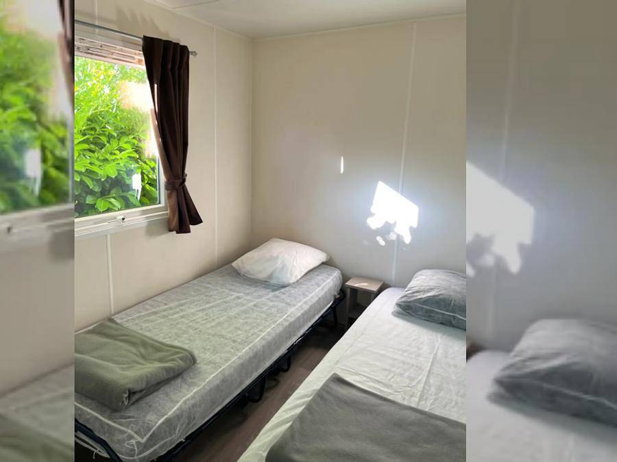 Camping La Faloise - Mobilhome 6 personas - Mobil home - 37m² - 3 habitaciones sin terraza in Angicourt, Río Oise
