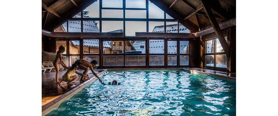 Chalet pour 5 personnes, avec piscine et balcon ainsi que vue et sauna dans La Joue du Loup - 4