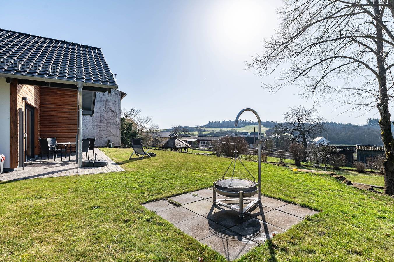 Geheel appartement, Appartement „Staufenberg Chalets“ met wifi in Berschweiler bei Kirn, Nahe (Palts)