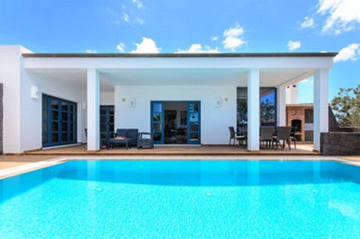 Chalet para 6 personas, con Vistas al mar y Terraza además de Jardín y Piscina en Canarias - 3