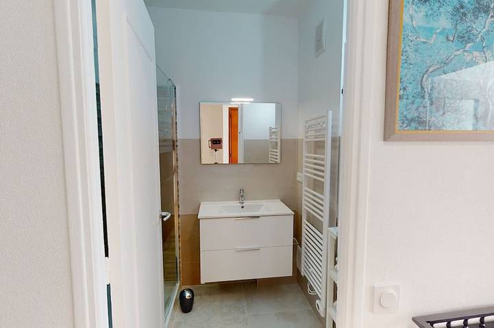 Appartement entier, 2P à Menton avec terrasse, climatisation et garage in Menton, Région de Nice