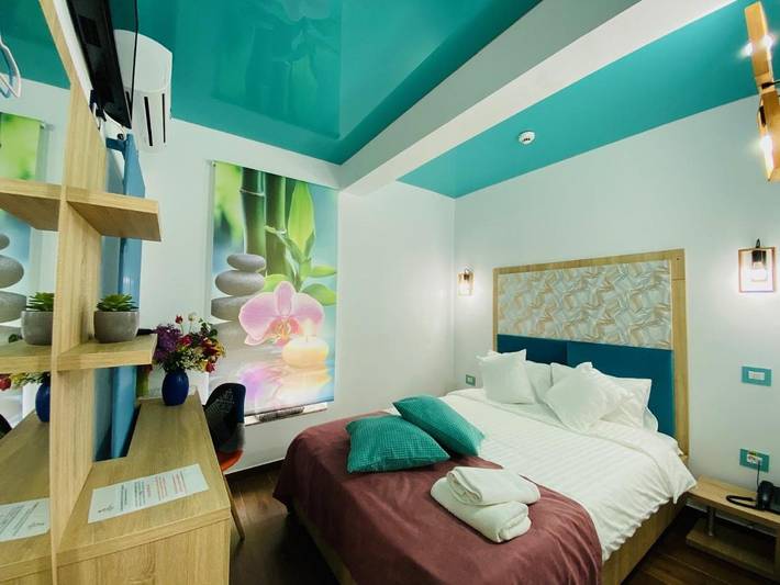 Appartement de vacances pour 3 personnes, avec jardin