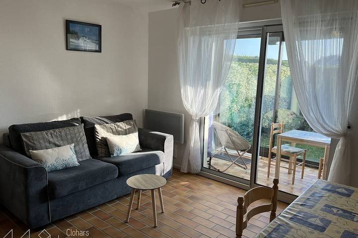 Location de vacances pour 3 personnes, avec jardin et piscine dans Le Pouldu