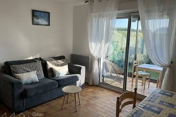 Location de vacances pour 3 personnes, avec jardin et piscine dans Le Pouldu