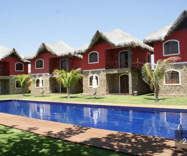 Casas e apartamentos de temporada para 6 pessoas, com jardim e vista e ainda piscina, com animais de estimação em Aracati