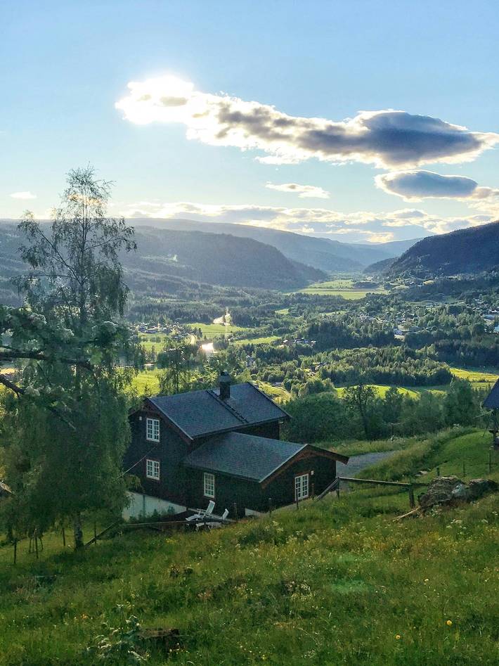Feriehus for 5 personer, med terrasse, dyr tillatt i Oppland