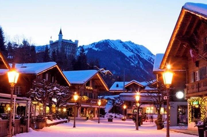 Chalet für 6 Personen, mit Balkon und Garten, mit Haustier in Saanen