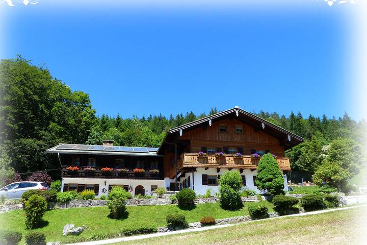 Hütte für 3 Personen, mit Terrasse und Garten in Berchtesgaden