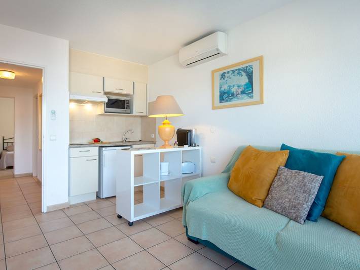Gîte pour 4 personnes, avec balcon dans Plage Veillat Saint Raphael - 4