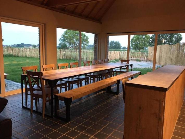 Ferienhaus für 20 Personen, mit Garten und Ausblick in Flandern - 4