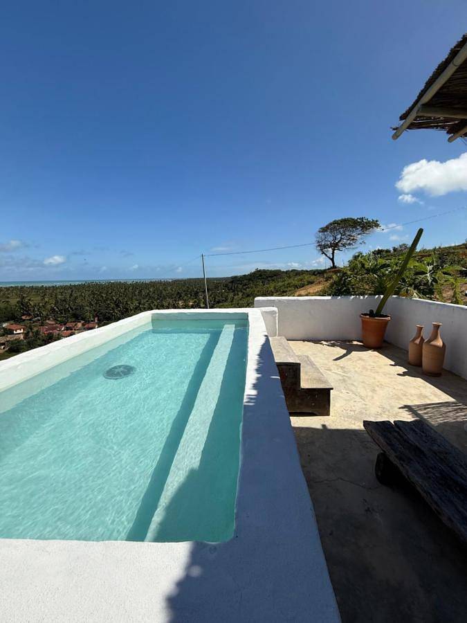 Pousadas para 2 pessoas, com balcão e jardim e ainda piscina and vista em São Miguel dos Milagres