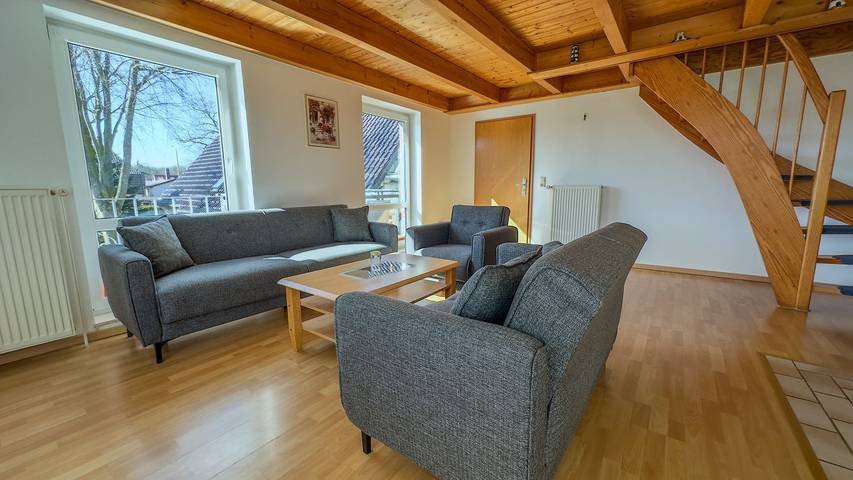 Ferienwohnung für 5 Personen, mit Balkon in Sahlenburg