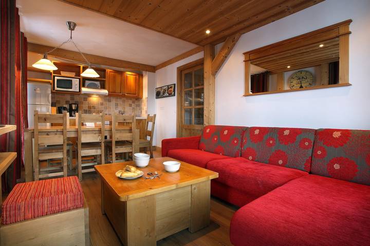 Appartement de vacances pour 6 personnes, avec sauna ainsi que balcon/terrasse et balcon à Bourg-Saint-Maurice