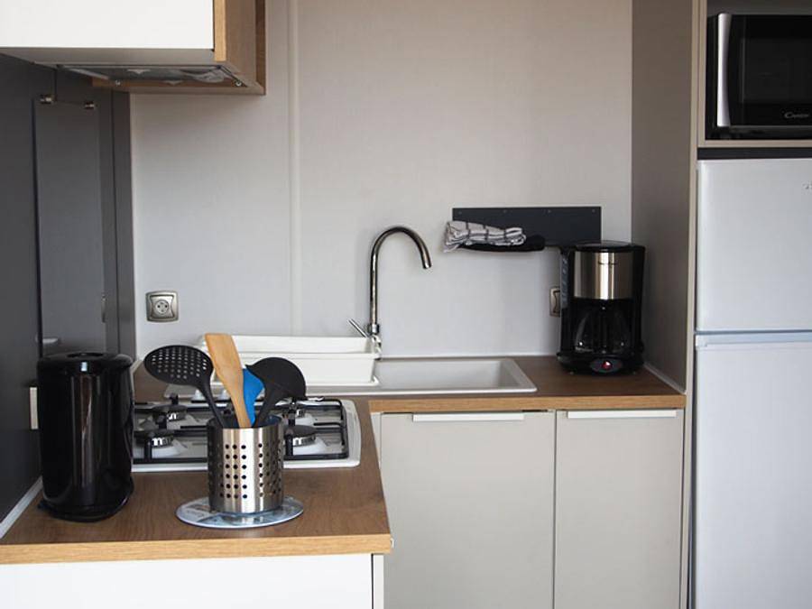 Camping Les Bois Flottés - Mobilheim 4 personen - O'Hara Komfort 2 Zi. in Salin-de-Giraud, Arles